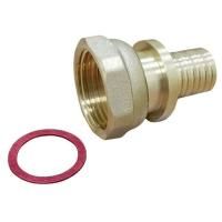 Муфта VARMEGA Slide-fit переходная (переходник) с накидн. гайкой, 20х3/4", латунь, VM51814