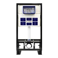 Инсталляция для унитаза BETTOSERB sava free standing, клавиша смыва черный матовый/хром глянец