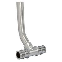 Тройник для подключения радиатора латунь 16*15*250 для PE-X (Giacomini GX158)