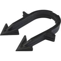 Скоба якорная для труб д.16-20мм, цвет черный, STOUT SMF-0003-001620