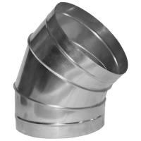 Отвод НЕОКЛИМАТ оцинкованный 45 D 315 0,5мм