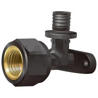 Угол VARMEGA Slide-fit ВР и креплением 20х3/4, PPSU/латунь, VM51603