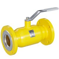 Кран шаровой стальной фланцевый LD Gas Ду125 Ру16 полнопроходной