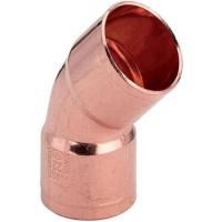 Полуотвод HAILIANG медный 45гр. двухраструбный, 28 мм (EN1254-1) (10)