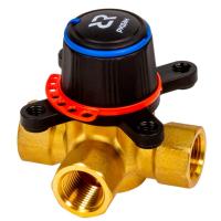 Клапан регулирующий поворотный РИДАН HRB-3R PN10 DN15 KVS2,5 Tmax 110C Rp1/2 CW617N 3х-ходовой