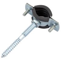 Хомут сантехнический Политэк Пайп 20-24 мм (1/2") (в комплекте со шпилькой и дюбелем)