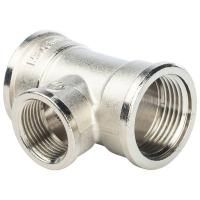 Тройник ВВ переходной никелированный 1"X3/4X1" SFT-0022-001341 STOUT