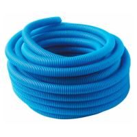 Труба гофрированная MVI Ду32 (внутр.27мм), синяя (бухта 50м)