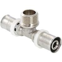 Тройник пресс Valtec VTm.233.N.200520 НР 20х3/4"х20